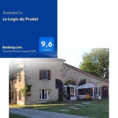 Bed and Breakfast Le Logis Du Pradet Moncrabeau Esterno foto
